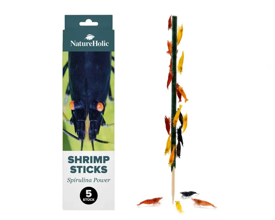 NatureHolic Garnelen Lollies Spirulinapower Futter 5 Lollis proteinreich