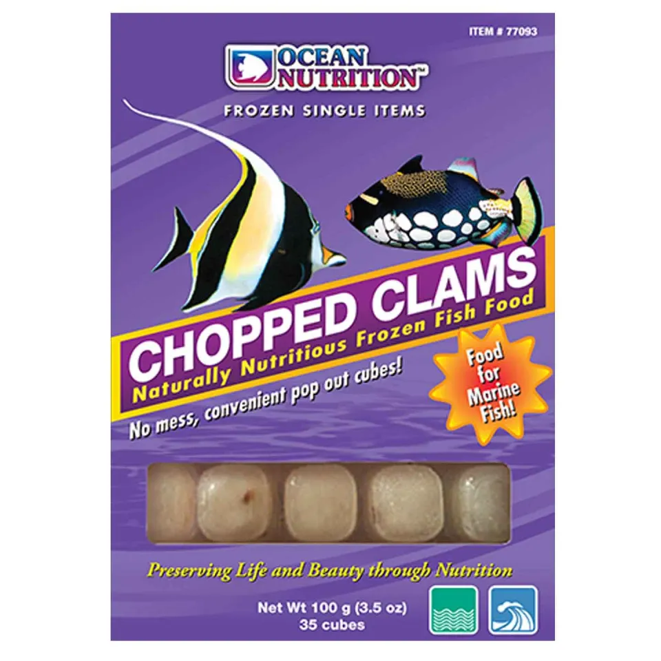 Ocean Nutrition Chopped Clams Frostfutter Muschelfleisch
