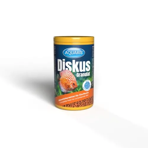 Aquaris Diskus Granulat Fischfutter 250 ml 110 g farbverstärkend