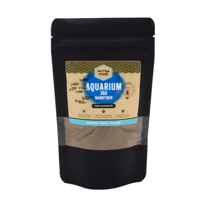 Nutramare Aquarium360 Nanofisch Granulat 750 ml fein