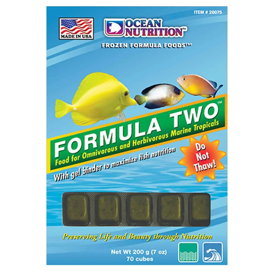 Ocean Nutrition Formula Two Frostfutter mit Algen für Zierfische