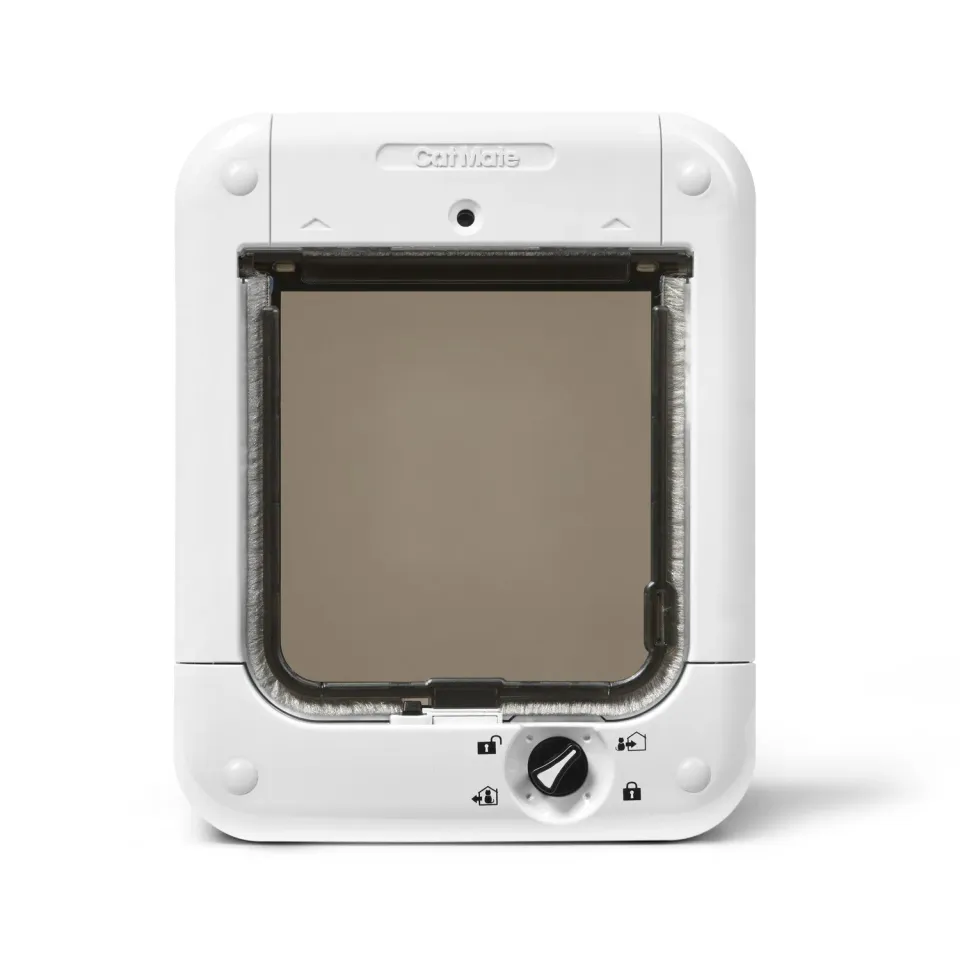 Closer Pets Cat Mate 360 Mikrochip Katzenklappe Weiß Chip
