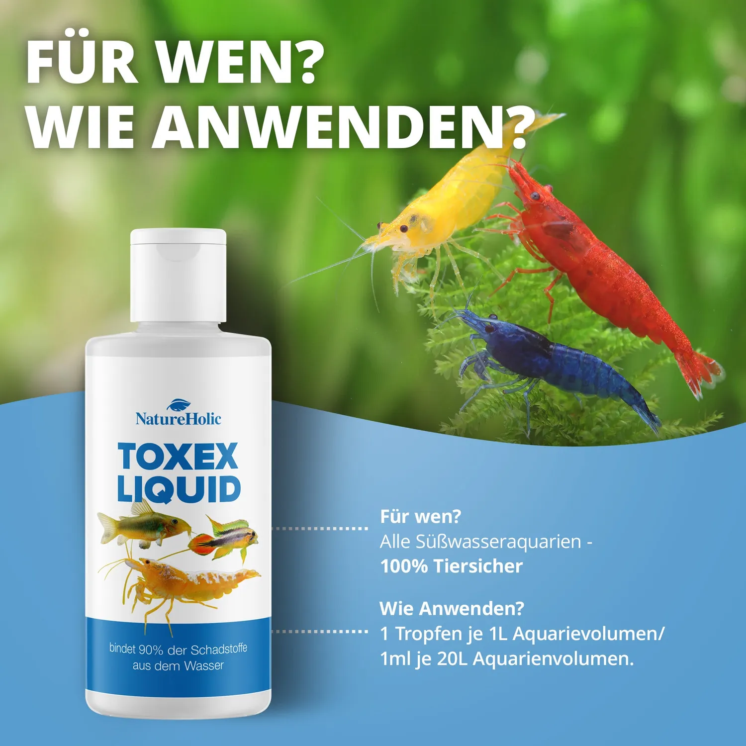 NatureHolic ToxEx Liquid Wasseraufbereiter 125 ml natürlich