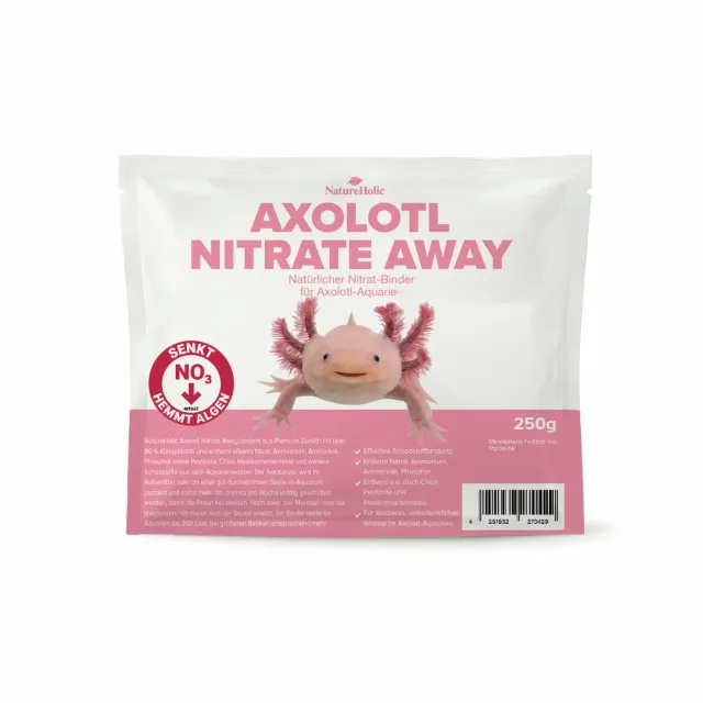 NatureHolic Axolotl Nitrate Away Zeolith 5-9mm Filtermedium