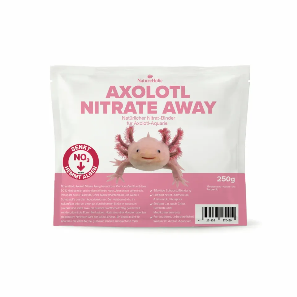 NatureHolic Axolotl Nitrate Away Zeolith 5-9mm Filtermedium