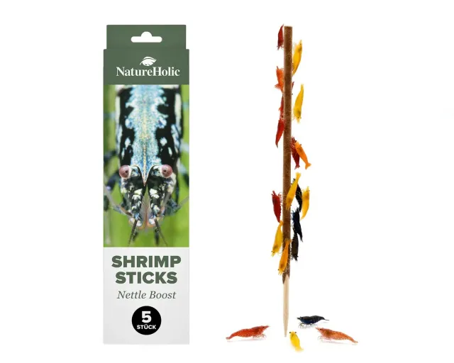 NatureHolic Garnelen Lollies Brennnessel Boost 5 Stück