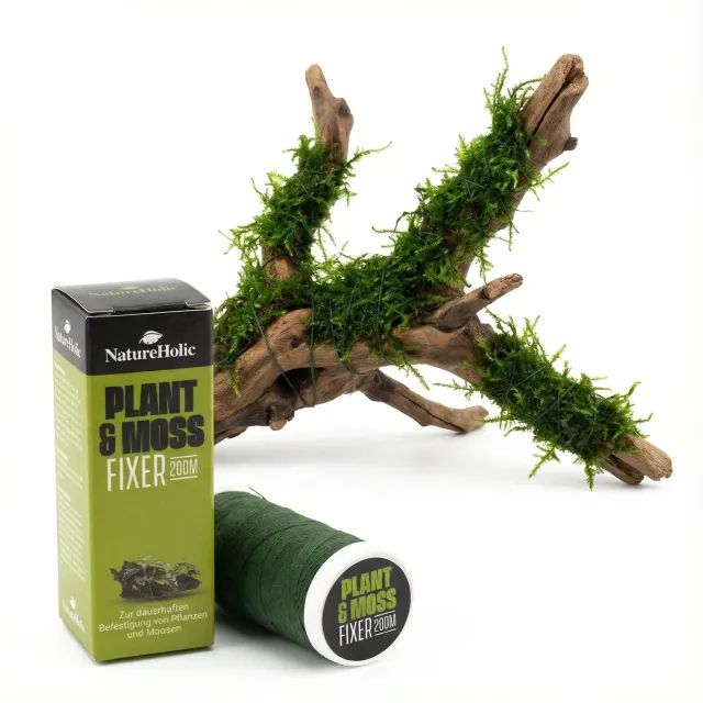 NatureHolic Moss & Plant Fixer Nylonfaden Aquarium 200 m
