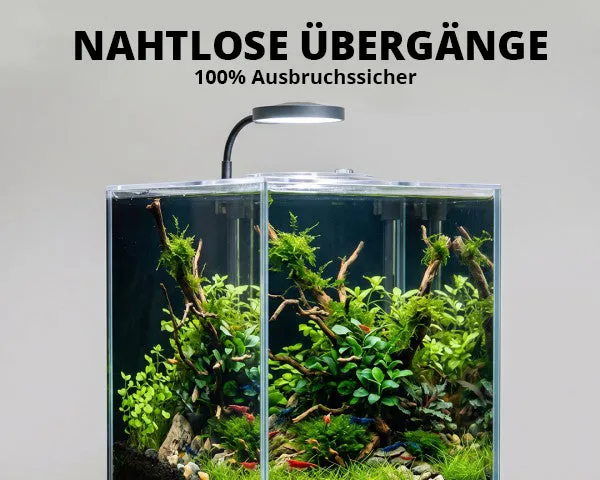 NatureHolic Shrimp Base Garnelenaquarium Komplettset 10,8 L