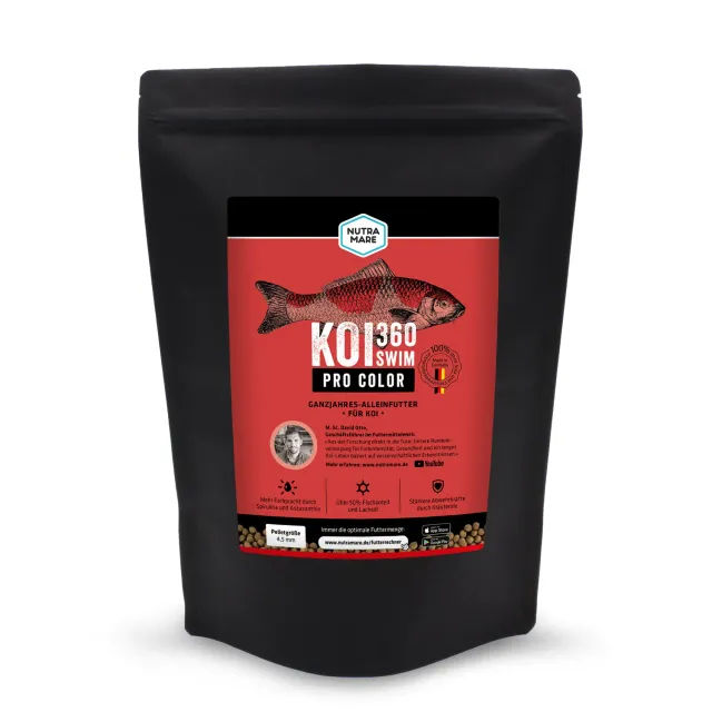 Nutramare Koi360 Pro Color Swim Koifutter Farbbrillanz