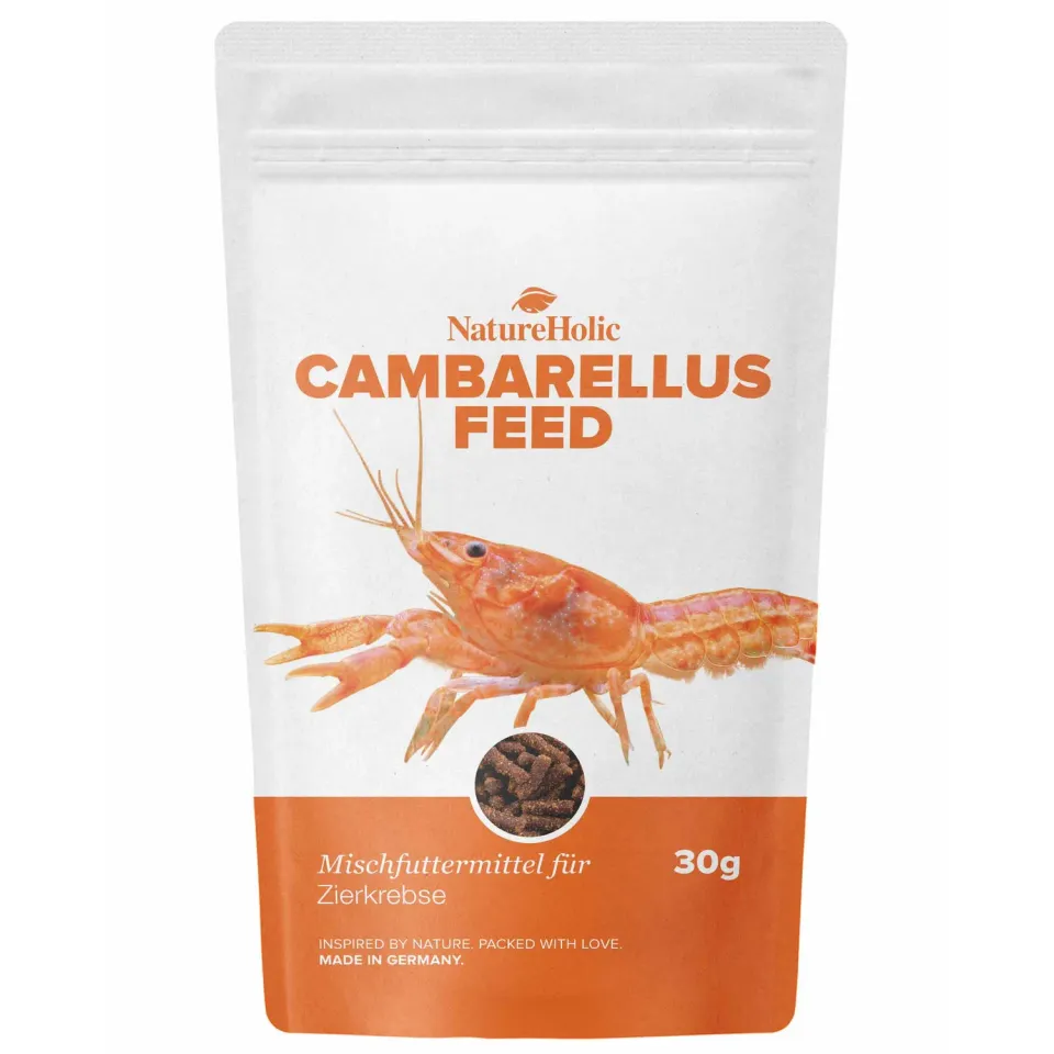 NatureHolic Cambarellusfeed CPO Zwergkrebsfutter 30g proteinreich