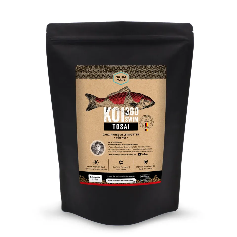 Nutramare Koi360 Tosai Swim Koifutter Aufzucht 2,5 mm