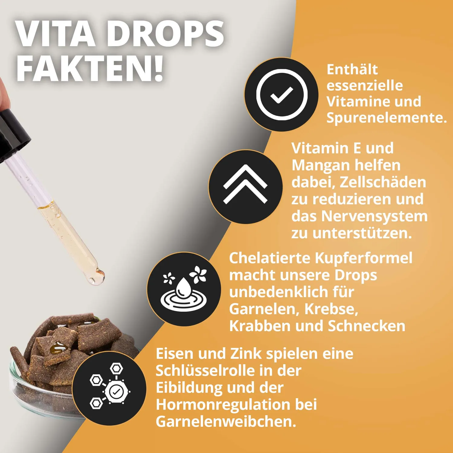 NatureHolic Vita Drops Shrimp Garnelenzusatz 30 ml Vitamine