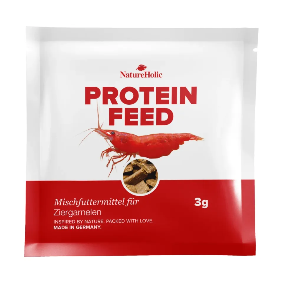 NatureHolic Proteinfeed Garnelenfutter Probe Protein 30g Insekten