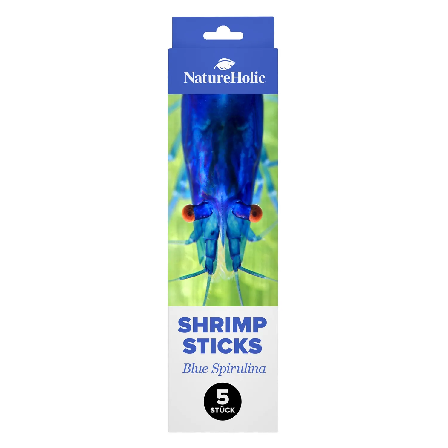 NatureHolic Shrimp Lollies Blue Spirulina Garnelenfutter 5 Lollis