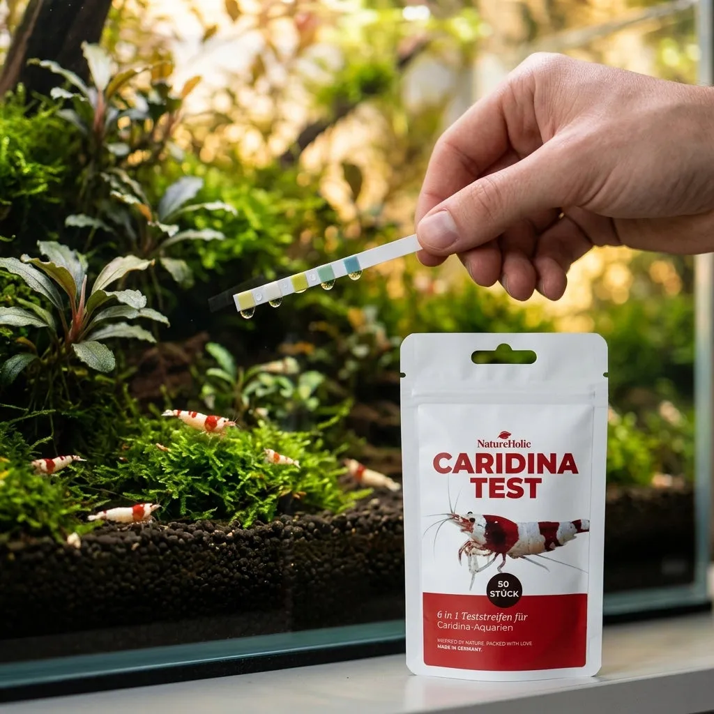 NatureHolic Caridina Test Kit Wassertest Streifen mit App