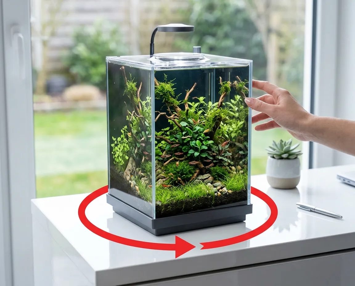 NatureHolic Shrimp Base Garnelenaquarium Komplettset 10,8 L