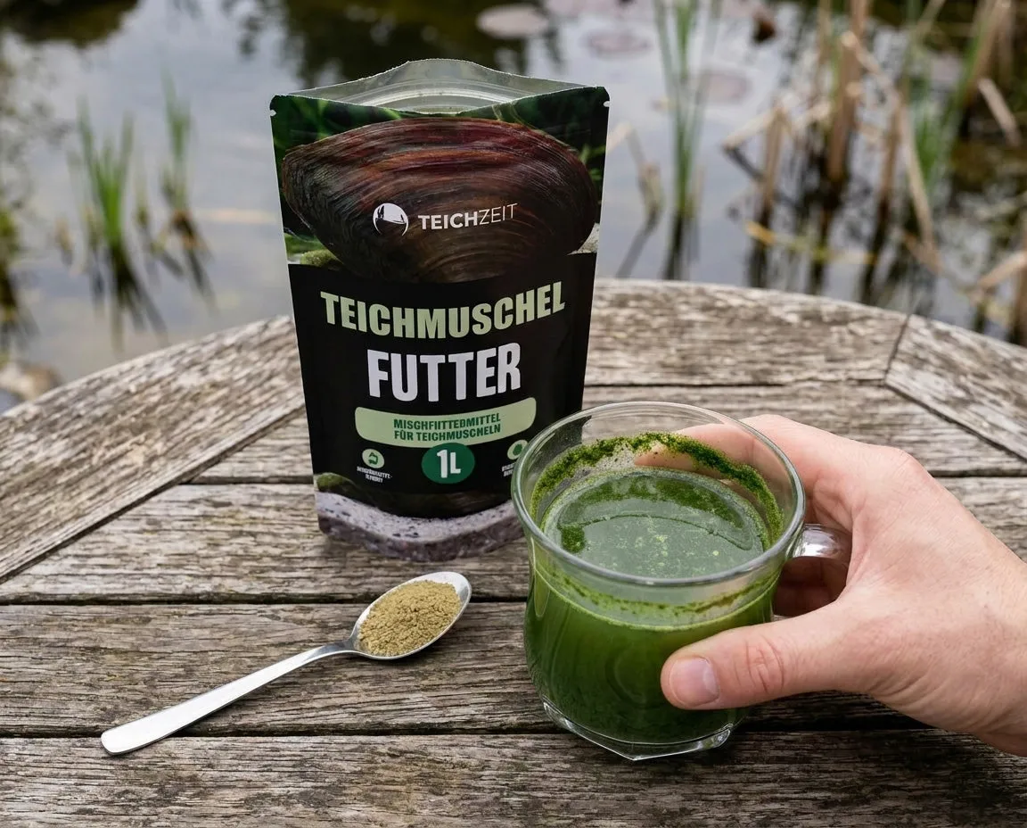 Teichzeit Teichmuschel Futter Teichmuscheln 500 g mikronisiert