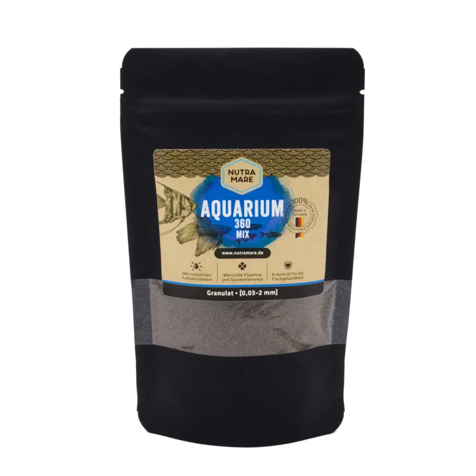 Nutramare Aquarium360 Mix Zierfischfutter Granulat 250 ml farbverstärkend