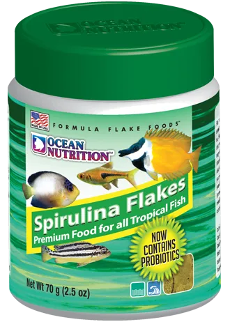 Ocean Nutrition Spirulina Flakes Flockenfutter Probiotik