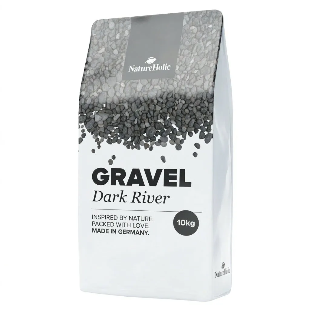NatureHolic Dark River Naturkies 3 kg 5-8 mm anthrazit