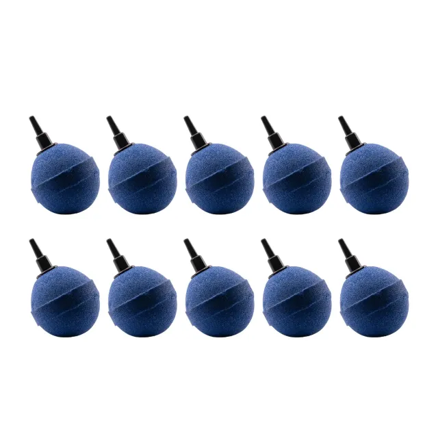 NatureHolic Bubble Ball Ausströmerstein 10er-Set 5 cm blau