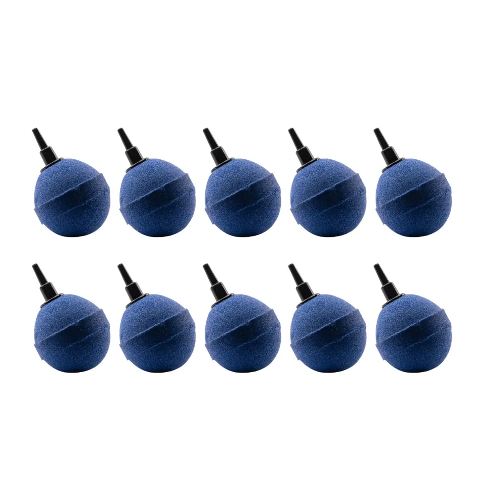 NatureHolic Bubble Ball Ausströmerstein 10er-Set 5 cm blau