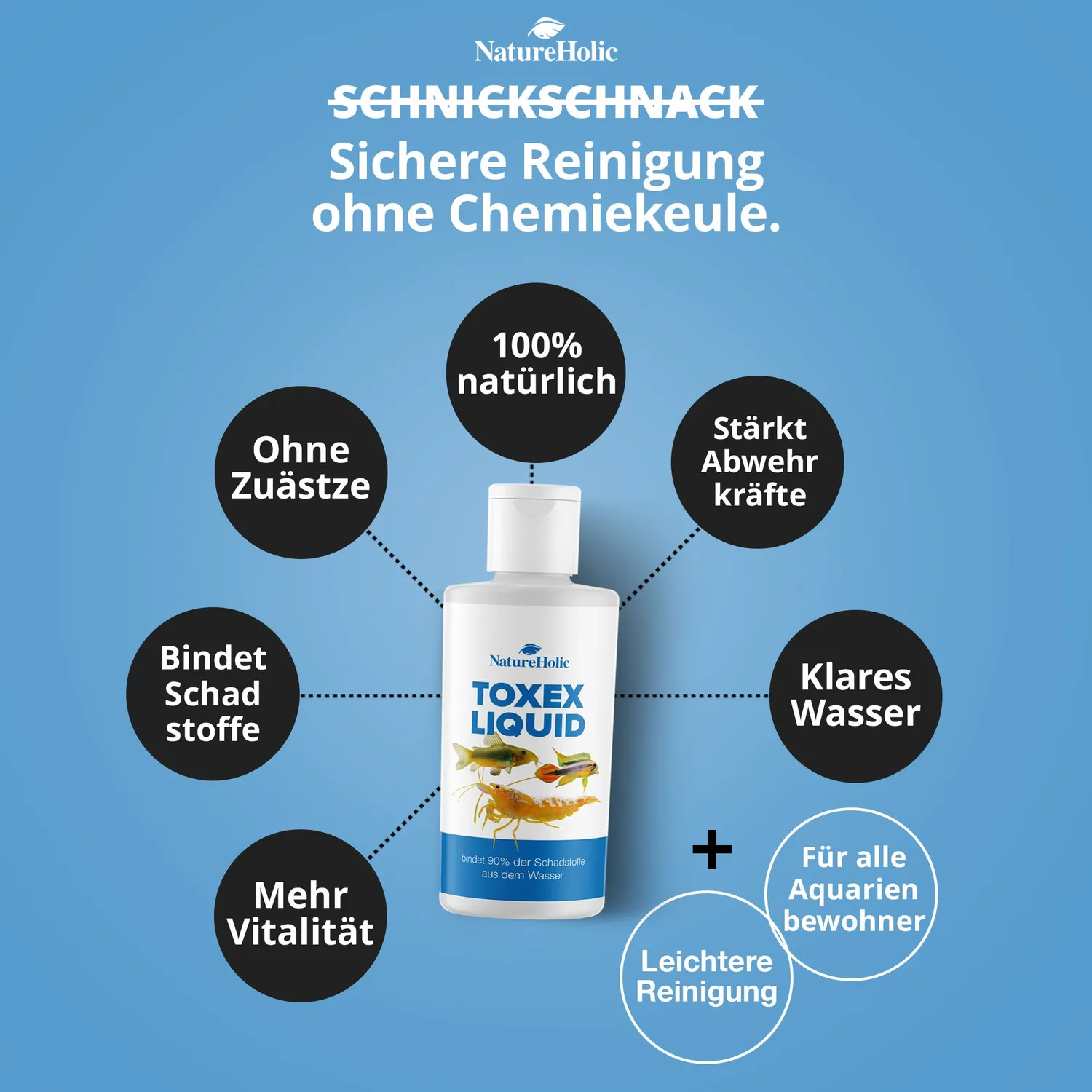NatureHolic ToxEx Liquid Wasseraufbereiter 125 ml natürlich