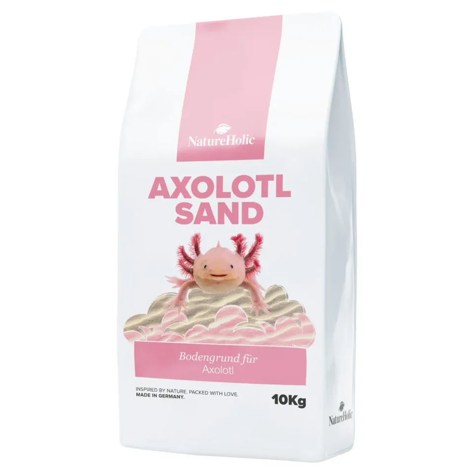 NatureHolic Axolotl Sand Natursand 10 kg 0,4-0,8 mm abgerundet