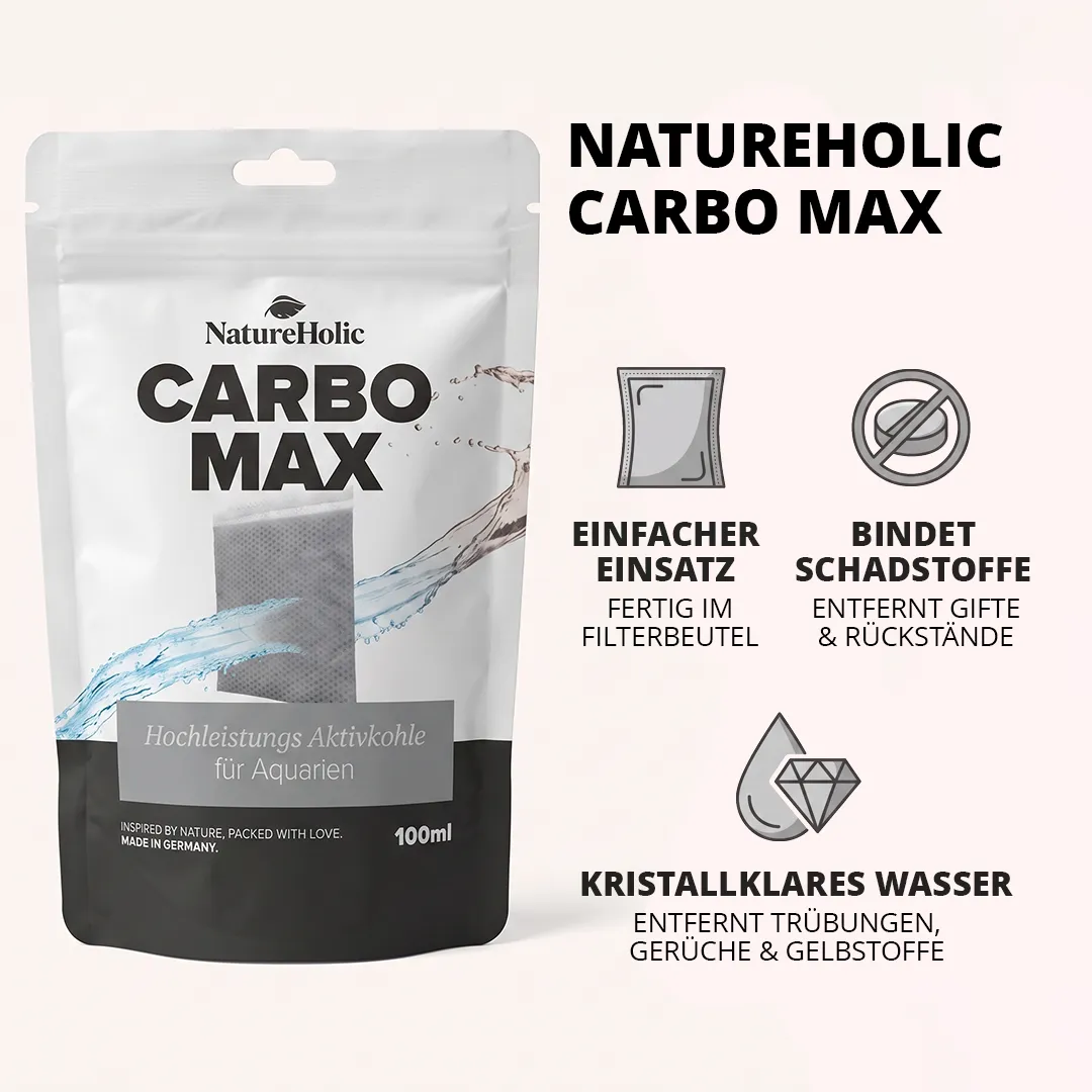 NatureHolic Carbo Max Aktivkohle Filterbeutel 100ml Kokos