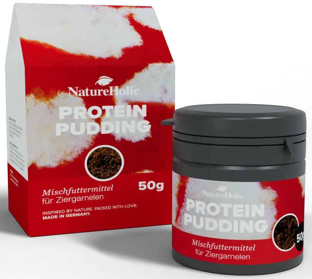 NatureHolic Protein Pudding Garnelenfutter 50 ml proteinarm