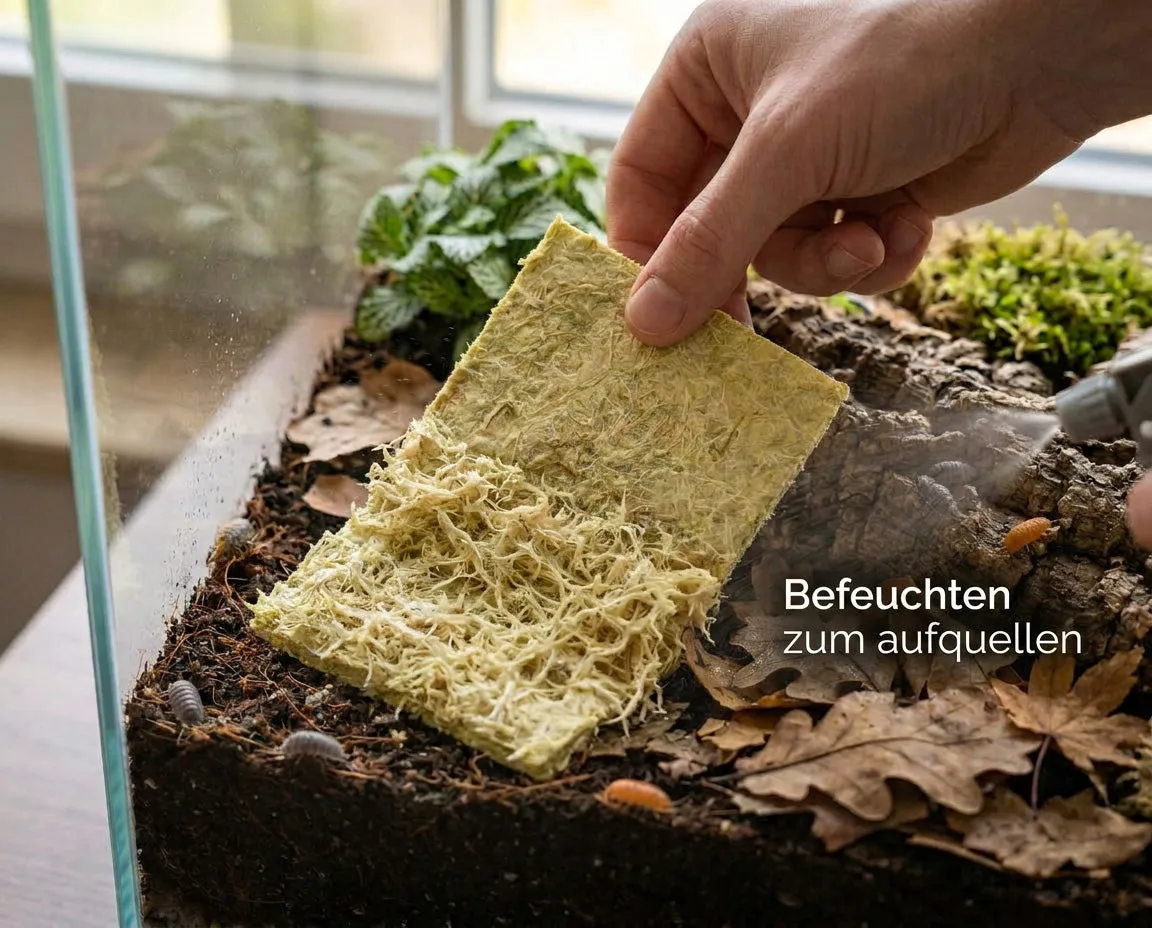 NatureHolic AsselMoss Terrarium Moos Sphagnum Platte ergibt 1L lose