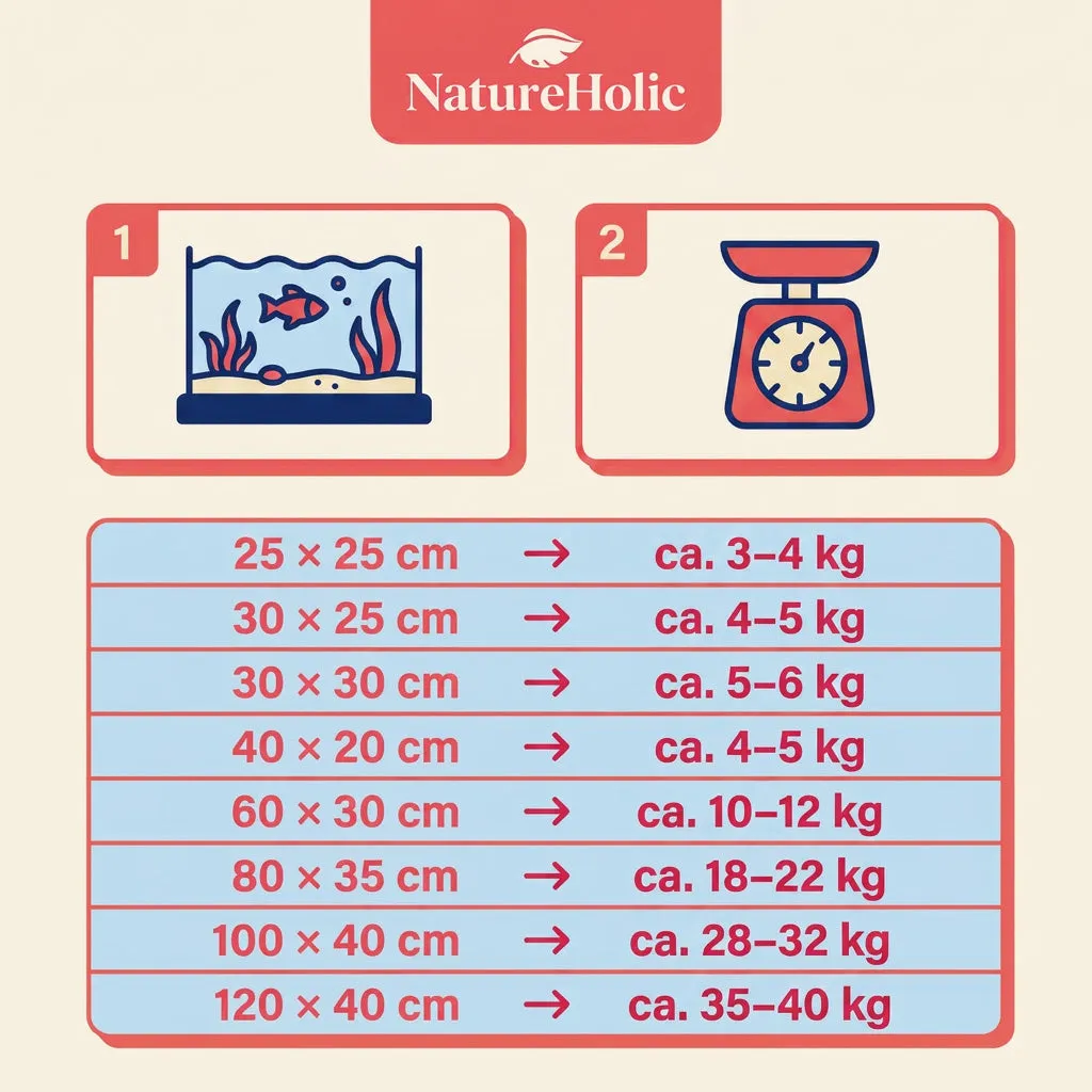 NatureHolic Garnelen Kies Naturkies schwarz 3 kg 2-4 mm