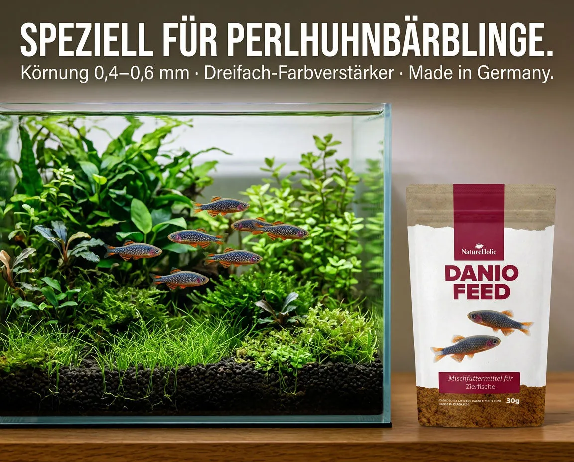 NatureHolic DanioFeed Fischfutter 30 g Farbfutter