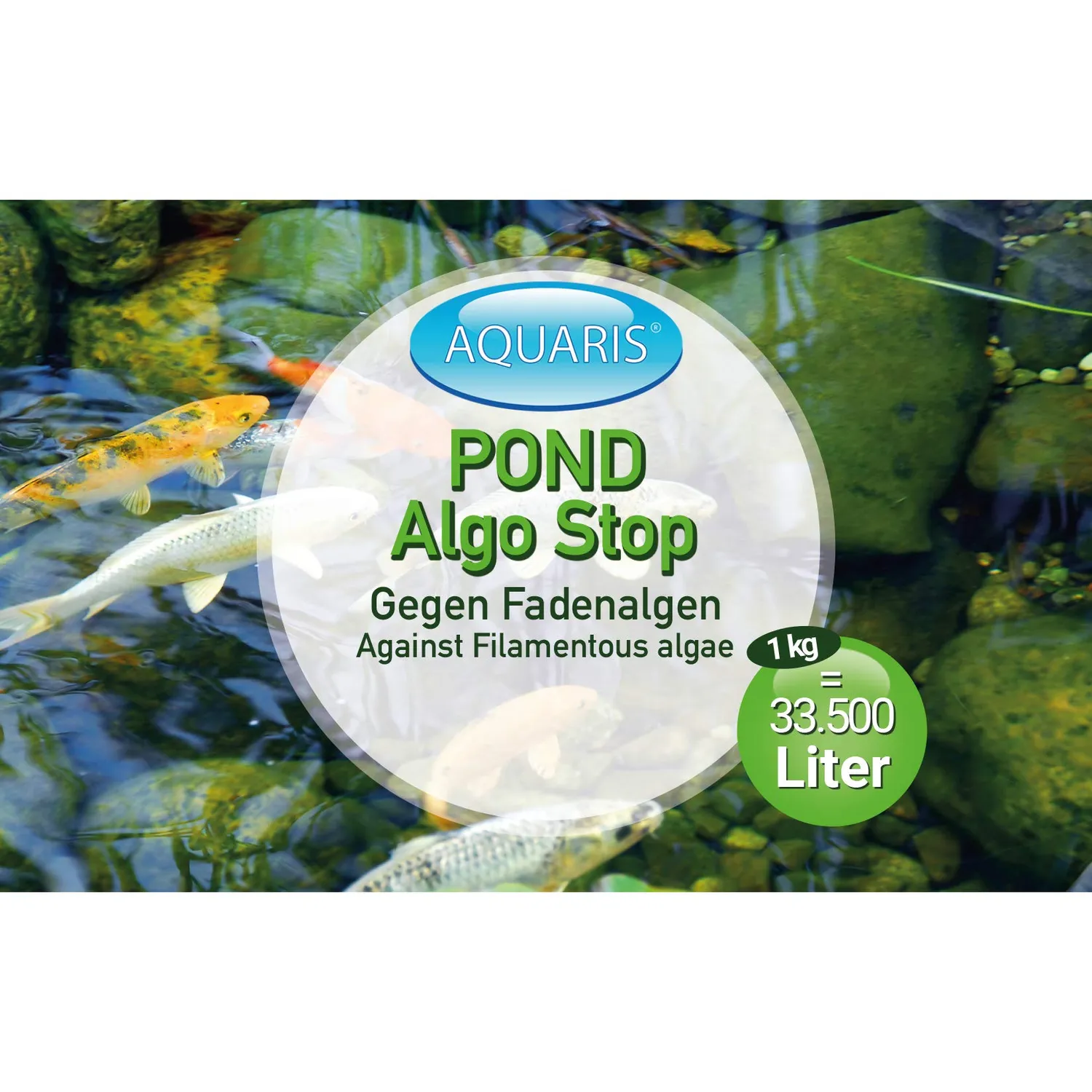 Aquaris Pond Algo Stop Teichpflege 1 kg natürlich