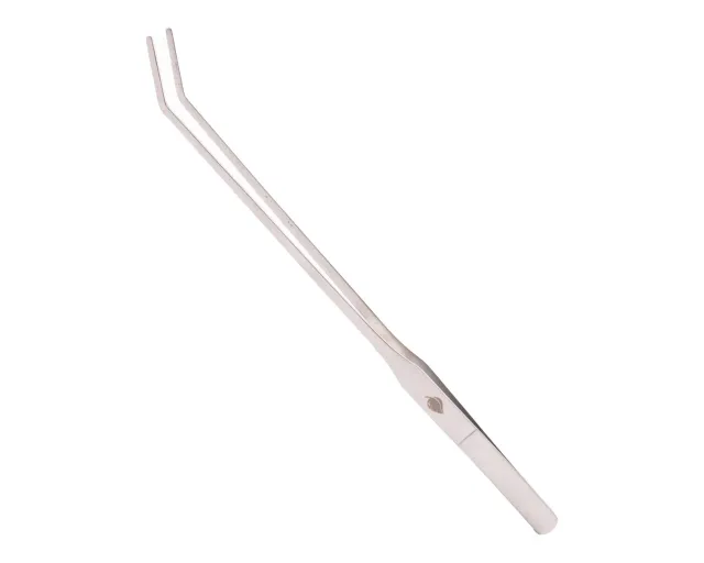 NatureHolic Scaping Tweezers curved Pflanzenpinzette 27 cm silber