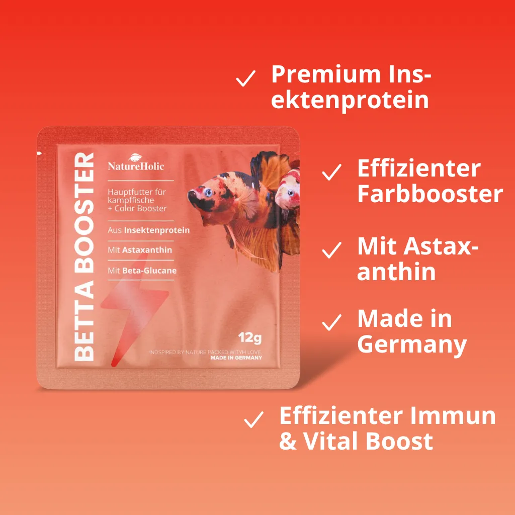 NatureHolic Kampffisch Futter Set Bettafeed Booster Bettas