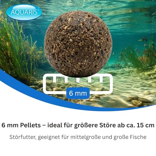 AQUARIS Störfutter Pellets 6 mm sinkend 3,81 kg