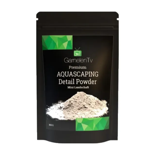 GarnelenTv Detail Powder Mini Landschaft Pulver 100g grau-schwarz