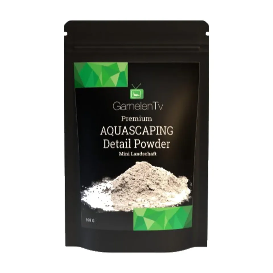 GarnelenTv Detail Powder Mini Landschaft Pulver 100g grau-schwarz