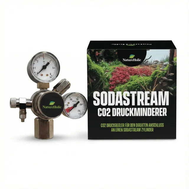 NatureHolic Sodastream CO2 Druckminderer Aquarien Düngung