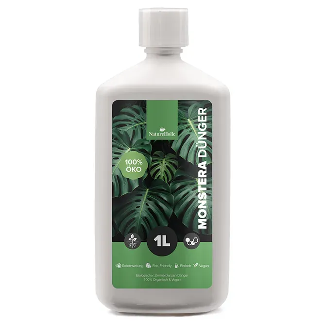 NatureHolic Monstera Flüssigdünger 1000ml Zimmerpflanzendünger vegan