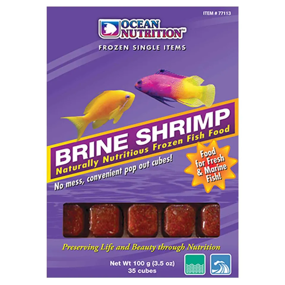 Ocean Nutrition Frozen Brine Shrimp Frostfutter Artemia proteinreich