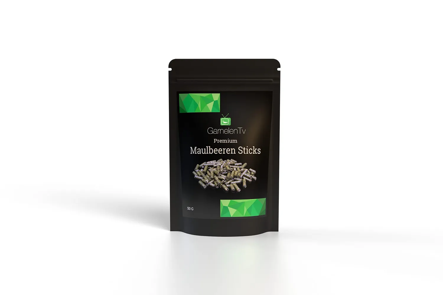 GarnelenTv Premium Maulbeeren Sticks Garnelenfutter 50g Blatt