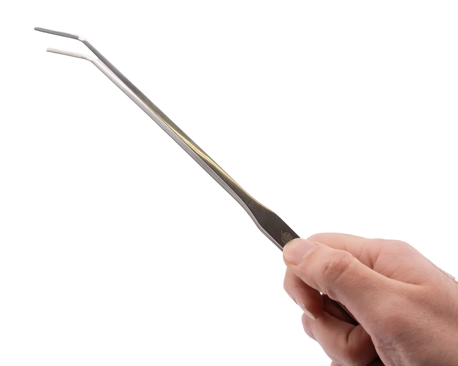 NatureHolic Scaping Tweezers curved Pflanzenpinzette 27 cm silber