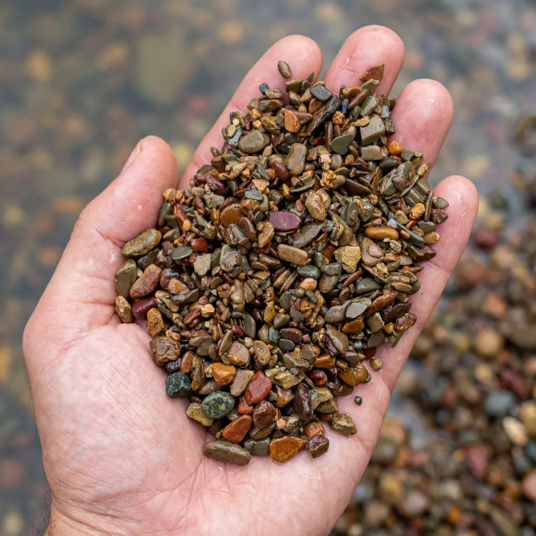 NatureHolic Naturkies Rainbow River Bodengrund 3kg 0,2-1,5mm