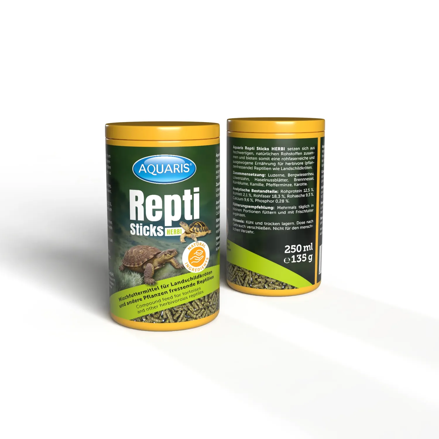 AQUARIS Repti Sticks Herbi Schildkrötenfutter 540 g
