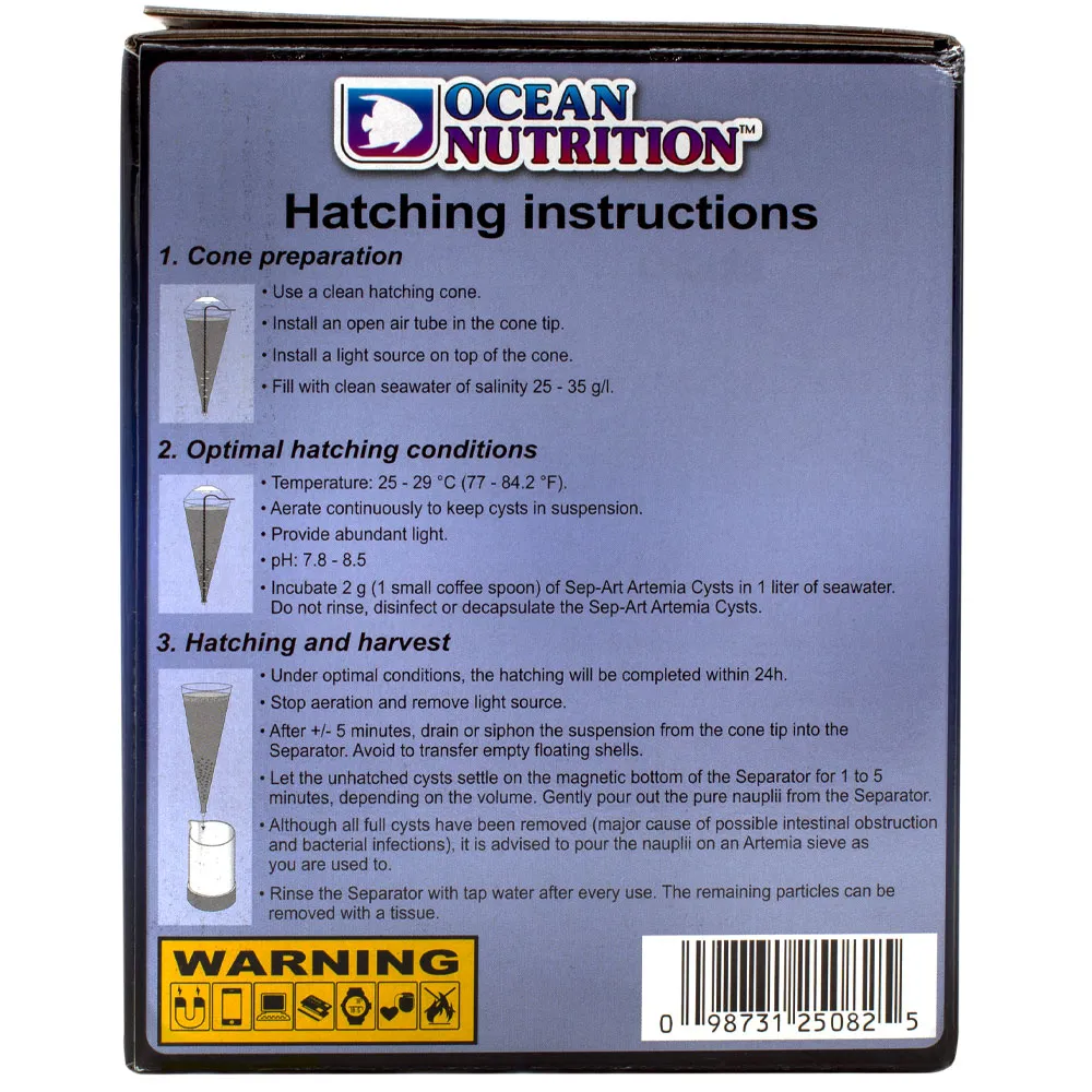 Ocean Nutrition Sep-Art Artemia Separator Set Magnet
