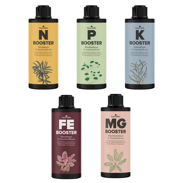 NatureHolic Dünger Profi-Set Flüssigdünger 5x250 ml