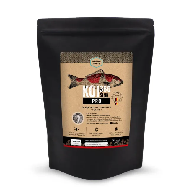 NUTRAMARE Koi360 Pro Sink Sinkfutter 4,5 kg 4 mm Farbe