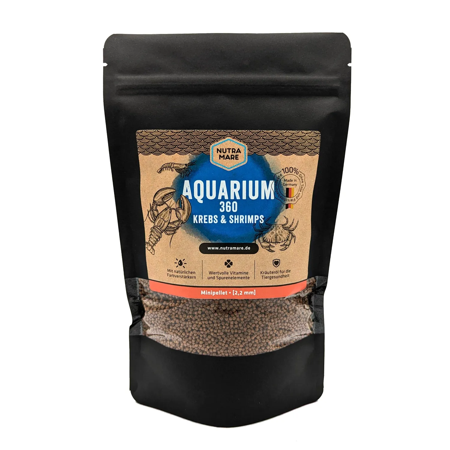 Nutramare Aquarium360 Krebse Shrimps Futter 250 ml